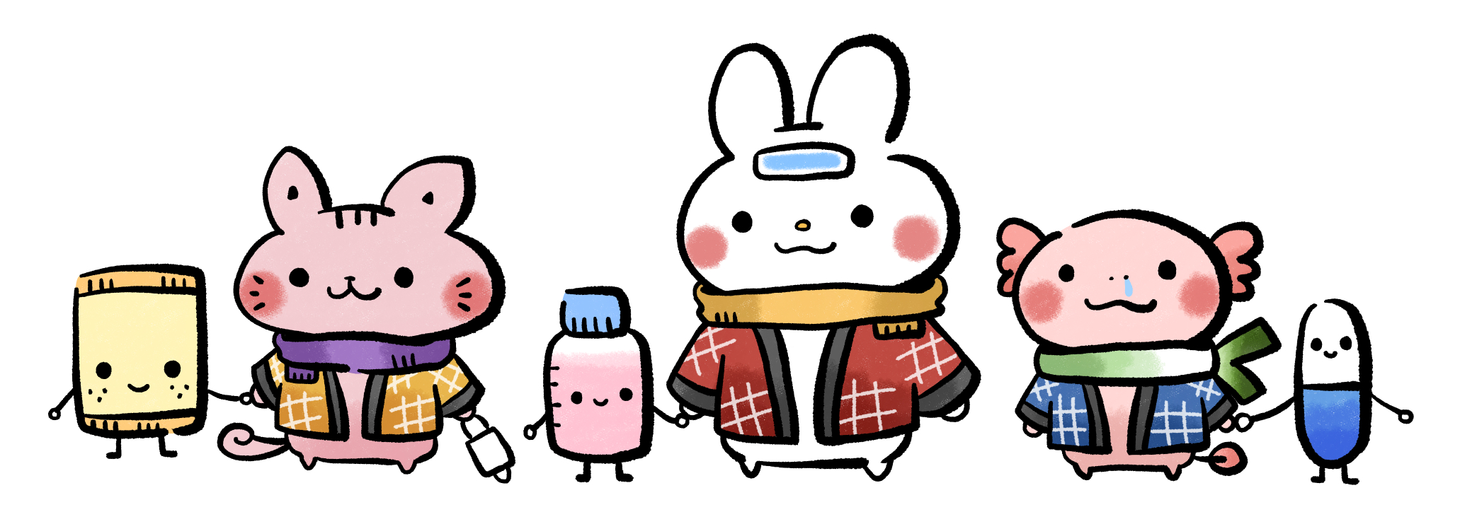 おくすり手帳ボツ絵